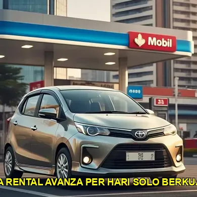 harga rental avanza per hari solo berkualitas